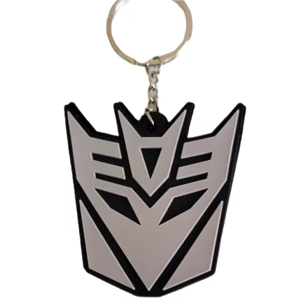 Transformers Decepticon symbol double-sided PVCKeychain